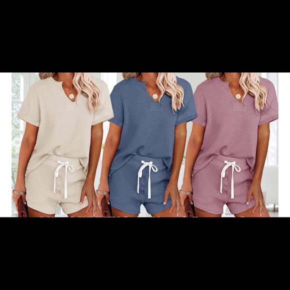 Shortpink pajama set - Picture 3 of 11